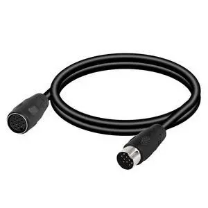 DIN 13 PIN Male to Female Electrical Signal Control Cable, UL2919 OD9.0MM 13 PIN Extension Cable (M-F) (1m Black) DIN 13 PIN Male to Female Electrical Signal Control Cable, UL2919 OD9.0MM 13 PIN Extension Cable (M-F) (1m Black)