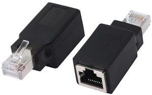 RJ45 Ethernet LAN Male to Female Cat5 / Cat5e / Cat6 Crossover Adapter(2-Pack),B RJ45 Ethernet LAN Male to Female Cat5 / Cat5e / Cat6 Crossover Adapter(2-Pack),B
