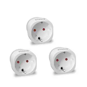 European to USA Plug Adapter, EU to US Plug Adapter, Europe to USA Travel Converter for Most of Europe EU Spain France Type C/E/F Plugs to US Power Adapter, 3-Packs White European to USA Plug Adapter, EU to US Plug Adapter, Europe to USA Travel Converter for Most of Europe EU Spain France Type C/E/F Plugs to US Power Adapter, 3-Packs White