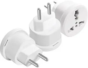 European Travel Plug Adapter, Type C International Power Adaptor to Italy Spain France Portugal Iceland Germany, Europe Vocation Essentials 3-Packs European Travel Plug Adapter, Type C International Power Adaptor to Italy Spain France Portugal Iceland Germany, Europe Vocation Essentials 3-Packs