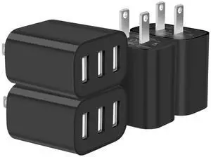 3-Port USB Wall Charger,Compatible with iPhone 14/13/12/11 Pro Max,Mini,SE,XR,XS MAX,XS, X,8 Plus, iPad Pro, Air, Mini,Samsung Galaxy S5 S6 S7 Edge,LG,Android and More 3-Port USB Wall Charger,Compatible with iPhone 14/13/12/11 Pro Max,Mini,SE,XR,XS MAX,XS, X,8 Plus, iPad Pro, Air, Mini,Samsung Galaxy S5 S6 S7 Edge,LG,Android and More