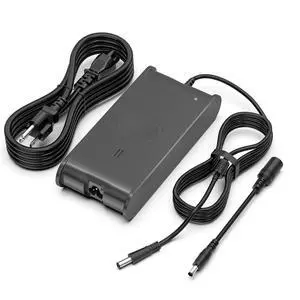 90W 19.5V 4.62A Laptop Charger for Dell Inspiron & Latitude - 7.4×5.0mm & 4.5×3.0mm Dual Tips, 8.8ft/2.7m Long Cable Power Supply Adapter 90W 19.5V 4.62A Laptop Charger for Dell Inspiron & Latitude - 7.4×5.0mm & 4.5×3.0mm Dual Tips, 8.8ft/2.7m Long Cable Power Supply Adapter