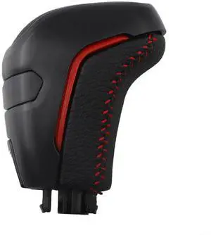 for TACOMA Gear Shift Knob 2016-2023 for TRD PRO Compatible, Leather & Plastic Manual Shifter Handle with Red Stitching, Black for TACOMA Gear Shift Knob 2016-2023 for TRD PRO Compatible, Leather & Plastic Manual Shifter Handle with Red Stitching, Black