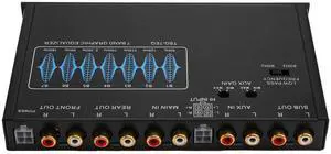 7 Band Car Equalizer Audio EQ Tuning Crossover Amplifier Parametric Car Preamplifier Audio Equalizer +-12dB 7 Band Car Equalizer Audio EQ Tuning Crossover Amplifier Parametric Car Preamplifier Audio Equalizer +-12dB