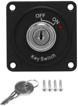 Universal 12V Car Boat Motorcycle Ignition Key Ignition Switch Panel 2Position with 2 Keys Universal 12V Car Boat Motorcycle Ignition Key Ignition Switch Panel 2Position with 2 Keys