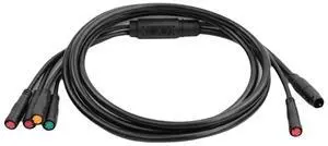 Electric Bicycle Cable 1TO5 Waterproof Cable Leads Wires for KT Controller Motor Throttle Brake Display Electric Bicycle Cable 1TO5 Waterproof Cable Leads Wires for KT Controller Motor Throttle Brake Display