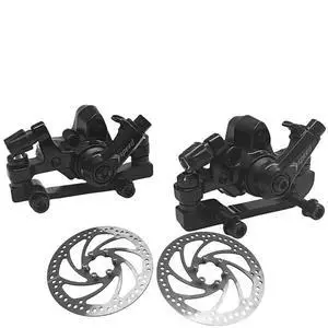 Mountain Bike Brake Disc Brake Bicycle Mechanical Disc Brake Set for Mountain Bike Pushes Caliper Piston with Rotor Mountain Bike Brake Disc Brake Bicycle Mechanical Disc Brake Set for Mountain Bike Pushes Caliper Piston with Rotor