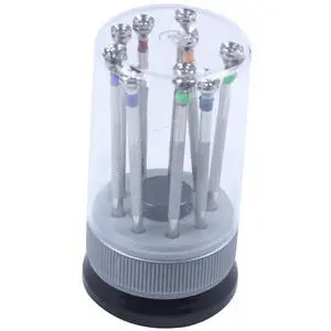 9Pcs 0.8mm-2.0mm Watch Screwdriver Screw Driver Kit Repair Tools Set For Watches Glass 9Pcs 0.8mm-2.0mm Watch Screwdriver Screw Driver Kit Repair Tools Set For Watches Glass
