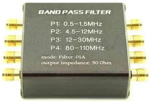 Malachite Radio Pre-Filter BPF Bandpass Filter 50 Ohm SMA Socket Malachite Radio Pre-Filter BPF Bandpass Filter 50 Ohm SMA Socket