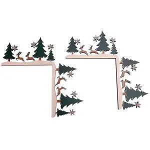 Christmas Door Toppers Decor, Top Door Frame Corner Sign Decorations, Home Frame Decor Ornament for Home Decor B Christmas Door Toppers Decor, Top Door Frame Corner Sign Decorations, Home Frame Decor Ornament for Home Decor B