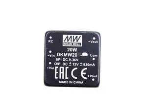 Mean Well DKMW 20W ±15V ±660mA Power Supply Converter DKMW20G-15 DC-DC Voltage Stabilized Dual Output Switching Power Supply Driver Transformer Mean Well DKMW 20W ±15V ±660mA Power Supply Converter DKMW20G-15 DC-DC Voltage Stabilized Dual Output Switching Power Supply Driver Transformer