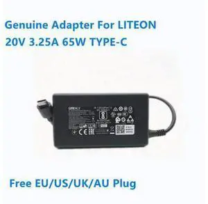 OIAGLH 20V 3.25A 65W 5V 3A 15W Type-C USB-C PA-1650-58 Power Supply AC Adapter For LITEON Laptop Charger OIAGLH 20V 3.25A 65W 5V 3A 15W Type-C USB-C PA-1650-58 Power Supply AC Adapter For LITEON Laptop Charger
