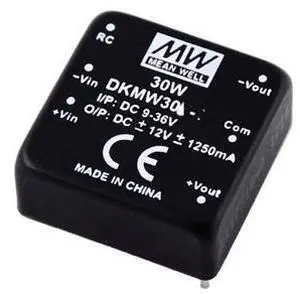 Mean Well DKMW 30W ±12V ±1250mA Power Supply Converter DKMW30F-12 DC-DC Voltage Stabilized Dual Output Switching Power Supply Driver Transformer Mean Well DKMW 30W ±12V ±1250mA Power Supply Converter DKMW30F-12 DC-DC Voltage Stabilized Dual Output Switching Power Supply Driver Transformer