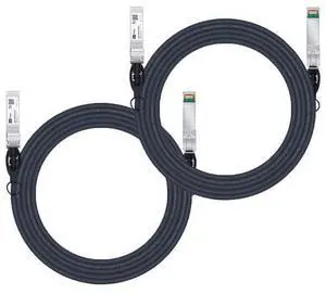 H!Fiber.com 10G SFP+ DAC Cable, 5m 10GBASE-CU Passive Twinax Cable for Cisco SFP-H10GB-CU5M, Ubiquiti UniFi UC-DAC-SFP+, Meraki, Mikrotik, Intel, Fortinet, Netgear, 2 Pack H!Fiber.com 10G SFP+ DAC Cable, 5m 10GBASE-CU Passive Twinax Cable for Cisco SFP-H10GB-CU5M, Ubiquiti UniFi UC-DAC-SFP+, Meraki, Mikrotik, Intel, Fortinet, Netgear, 2 Pack