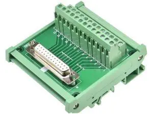 1PCS DB25 Male/Female Socket to Terminal Block Adapter PCB Board D-SUB 25pin Connector Converter Din Rail Mounting(Female) 1PCS DB25 Male/Female Socket to Terminal Block Adapter PCB Board D-SUB 25pin Connector Converter Din Rail Mounting(Female)
