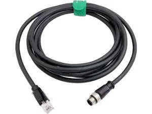 HangTon Ethernet M12 8 Pin A-Code RJ45 Cable for Omron Microscan QX-870 Scanner Cognex in-Sight Data Man Checker Automation Network Switch Router 5m HangTon Ethernet M12 8 Pin A-Code RJ45 Cable for Omron Microscan QX-870 Scanner Cognex in-Sight Data Man Checker Automation Network Switch Router 5m