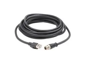 HangTon Ethernet Cable for Cognex Basler Baumer Camera Sensor GigE Vision Application High Speed Network M12 8 Pin X-Coding to RJ45 Cat 6A 16.4ft HangTon Ethernet Cable for Cognex Basler Baumer Camera Sensor GigE Vision Application High Speed Network M12 8 Pin X-Coding to RJ45 Cat 6A 16.4ft