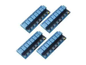 DEVMO 8 Channel DC 5V Relay Module Board, (4PACK) Electrical Equipments 8-Ch Optocoupler Compatible with PIC AVR DSP ARM MCU PLC Smart Home Control Switch DEVMO 8 Channel DC 5V Relay Module Board, (4PACK) Electrical Equipments 8-Ch Optocoupler Compatible with PIC AVR DSP ARM MCU PLC Smart Home Control Switch