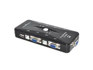 USB KVM Switch USB 2.0 Switcher for Keyboard Mouse Printer Monitor 2 PCs Sharing 4 Devices USB Switch USB KVM Switch USB 2.0 Switcher for Keyboard Mouse Printer Monitor 2 PCs Sharing 4 Devices USB Switch