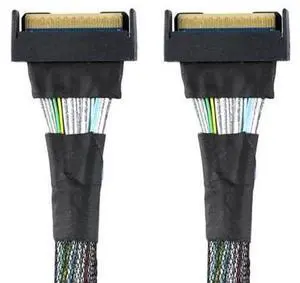 Vszerda Slimline MCIO 8i 74Pin Male to MCIO PCIE 5.0 4.0 74Pin Male Extender Cord, PCI-E 5.0 Mini Cool Edge IO MCIO Cable 50cm Vszerda Slimline MCIO 8i 74Pin Male to MCIO PCIE 5.0 4.0 74Pin Male Extender Cord, PCI-E 5.0 Mini Cool Edge IO MCIO Cable 50cm
