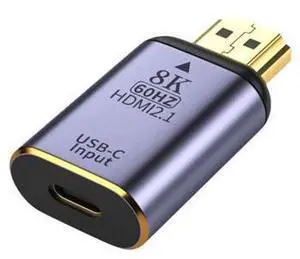 Vszerda USB-C Type C Female Source to HDMI Sink HDTV Adapter 8K@60hz 4K@120hz for Tablet & Phone & Laptop Vszerda USB-C Type C Female Source to HDMI Sink HDTV Adapter 8K@60hz 4K@120hz for Tablet & Phone & Laptop