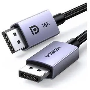 UGREEN 16K 3.3FT DisplayPort Cable 2.1 DP2.1 40Gbps Support 8K@240Hz 4K@240Hz HDR, HDCP, DSC 1.2a, Braided Display Port Cable Cord Compatible FreeSync G-Sync Video Card Monitor UGREEN 16K 3.3FT DisplayPort Cable 2.1 DP2.1 40Gbps Support 8K@240Hz 4K@240Hz HDR, HDCP, DSC 1.2a, Braided Display Port Cable Cord Compatible FreeSync G-Sync Video Card Monitor