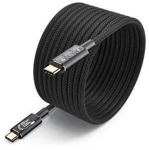 Vszerda Extra Long USB c Cable 16.4FT, 20Gbps Data Transfer,100W USB C 3.2 Gen 2 Cable, 4K@60Hz Video and Audio Output Cord, 20V/5A USB C to C Male Cable, USB c to USB c Long Video Vszerda Extra Long USB c Cable 16.4FT, 20Gbps Data Transfer,100W USB C 3.2 Gen 2 Cable, 4K@60Hz Video and Audio Output Cord, 20V/5A USB C to C Male Cable, USB c to USB c Long Video