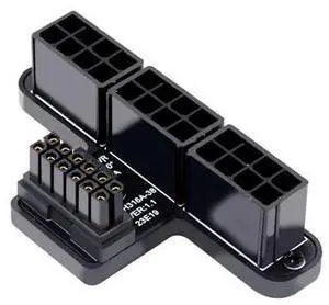 Vszerda ATX3.0 GPU PCI-E 5.0 Connector, 90 Degree Down Angled 12V HPWR Power Modular to Three ATX 8P Adapter for 4080 5090TI 12+4P Graphics Card Vszerda ATX3.0 GPU PCI-E 5.0 Connector, 90 Degree Down Angled 12V HPWR Power Modular to Three ATX 8P Adapter for 4080 5090TI 12+4P Graphics Card