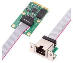 Vszerda 2.5Gbps 2500Mbps to Mini PCI-E PCI Express GBE Gigabit 1000Mbps Ethernet Network LAN Cable Adapter for Desktop Motherboard Vszerda 2.5Gbps 2500Mbps to Mini PCI-E PCI Express GBE Gigabit 1000Mbps Ethernet Network LAN Cable Adapter for Desktop Motherboard