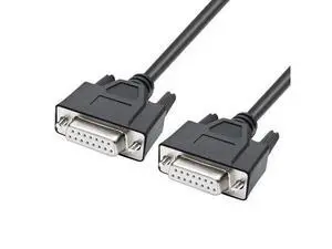 Vszerda Industrial DB15 Cable,Female to Female 2 row 15 pin Straight Cable 1 Meter Vszerda Industrial DB15 Cable,Female to Female 2 row 15 pin Straight Cable 1 Meter