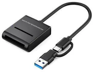 Vszerda USB 3.0 USB-C Type-C & Type-A Dual Connector to MSATA SSD Docking External Cable Enclosure 5Gbps Vszerda USB 3.0 USB-C Type-C & Type-A Dual Connector to MSATA SSD Docking External Cable Enclosure 5Gbps