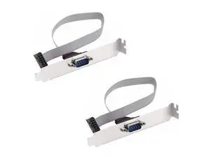 Vszerda DB9 to 10-Pin IDC Serial Cable 2-Pack, RS232 Serial D-Sub DB9 9Pin Male to 10Pin IDC Female Motherboard Header Connector Adapter Flat Ribbon Cable with 12cm Bracket,11inch Vszerda DB9 to 10-Pin IDC Serial Cable 2-Pack, RS232 Serial D-Sub DB9 9Pin Male to 10Pin IDC Female Motherboard Header Connector Adapter Flat Ribbon Cable with 12cm Bracket,11inch