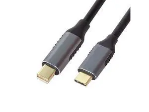 Vszerda USB 3.1 Type C USB-C Source to Mini DisplayPort DP Displays Male 4K Monitor Cable for Laptop 1.8m Vszerda USB 3.1 Type C USB-C Source to Mini DisplayPort DP Displays Male 4K Monitor Cable for Laptop 1.8m