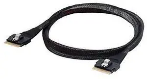 Vszerda PCI-E Slimline SAS 4.0 SFF-8654 8i 74pin Host to SFF-8654 74Pin Slim SAS Target Cable 50cm Vszerda PCI-E Slimline SAS 4.0 SFF-8654 8i 74pin Host to SFF-8654 74Pin Slim SAS Target Cable 50cm