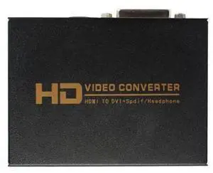 Vszerda Hdmi to Dvi+Spdif/Headphone,HDMI to DVI + Coaxial Audio Video Converter Box Adapter with US Power Adapter for PS3,Blue Ray DVD Vszerda Hdmi to Dvi+Spdif/Headphone,HDMI to DVI + Coaxial Audio Video Converter Box Adapter with US Power Adapter for PS3,Blue Ray DVD
