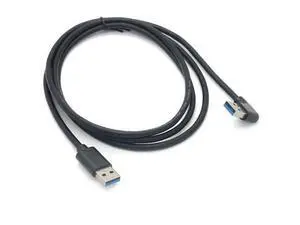Vszerda 4.9FT USB 3.0 A to A Right Angled Cable - 5Gbps Data Transfer, 90 Degree Type-A Male Connector Vszerda 4.9FT USB 3.0 A to A Right Angled Cable - 5Gbps Data Transfer, 90 Degree Type-A Male Connector