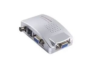 Vszerda VGA to BNC S-Video Converter Box Adapter Coaxial Video Out Vszerda VGA to BNC S-Video Converter Box Adapter Coaxial Video Out