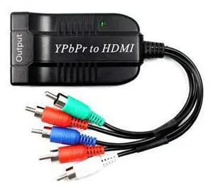 Male YPbPr to Female HDMI Converter, Component to HDMI Adapter Cable, 5RCA RGB YPbPr to HDMI Converter Supports 1080P 60Hz Video Audio for Laptop DVD Xbox One PS4 Nintendo to HDTV Monitor and Projecto Male YPbPr to Female HDMI Converter, Component to HDMI Adapter Cable, 5RCA RGB YPbPr to HDMI Converter Supports 1080P 60Hz Video Audio for Laptop DVD Xbox One PS4 Nintendo to HDTV Monitor and Projecto