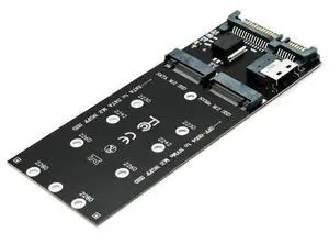 Vszerda Combo M.2 NVMe SSD to SFF-8654 Slimline SAS(PCIe),NGFF to SATA Adapter Card (Not Support NVEM SSD to SATA or M.2SATA to SFF-8654) Vszerda Combo M.2 NVMe SSD to SFF-8654 Slimline SAS(PCIe),NGFF to SATA Adapter Card (Not Support NVEM SSD to SATA or M.2SATA to SFF-8654)
