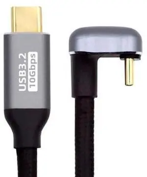 Vszerda USB 3.1 USB-C Type C Male to Male Cable 10Gbps Data Transfer, 100W PD Charging Cord 4K 60Hz Video Monitor Cable Opposite U Shape Back Angled with Sleeve for Laptop, Chromebook 3.0M Vszerda USB 3.1 USB-C Type C Male to Male Cable 10Gbps Data Transfer, 100W PD Charging Cord 4K 60Hz Video Monitor Cable Opposite U Shape Back Angled with Sleeve for Laptop, Chromebook 3.0M
