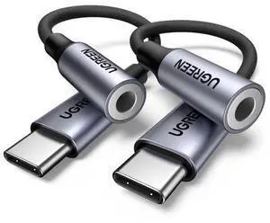 UGREEN 2 Pack USB C to 3.5mm Audio Adapter Type C to Headphone Aux Jack Dongle 24bit/96kHz HiFi DAC Cable Cord Compatible with iPhone 17 16 Pro Max/16 Plus, iPad, Galaxy S25 S24 Ultra, Pixel 10, Grey UGREEN 2 Pack USB C to 3.5mm Audio Adapter Type C to Headphone Aux Jack Dongle 24bit/96kHz HiFi DAC Cable Cord Compatible with iPhone 17 16 Pro Max/16 Plus, iPad, Galaxy S25 S24 Ultra, Pixel 10, Grey