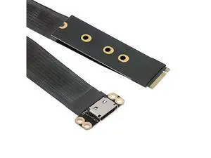 Vszerda M.2 M-Key 2280 NGFF PCI-E4.0 to Oculink SFF-8612 SFF-8611 Host Cable 15cm for NVME U.2 SSD eGPU Vszerda M.2 M-Key 2280 NGFF PCI-E4.0 to Oculink SFF-8612 SFF-8611 Host Cable 15cm for NVME U.2 SSD eGPU
