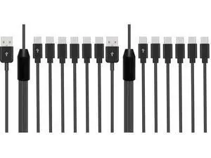 Vszerda USB C Splitter Cable - 6 in 1 USB 2.0 Type A to 6 Type-C Male Charger Cable with 3A Fast Charge for Android, Samsung, Tablet, 1.5ft (Pack of 2) Vszerda USB C Splitter Cable - 6 in 1 USB 2.0 Type A to 6 Type-C Male Charger Cable with 3A Fast Charge for Android, Samsung, Tablet, 1.5ft (Pack of 2)