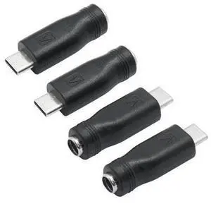 Vszerda DC 5.5mm x 2.1mm to USB C Adapter, 5V DC 5521 Female to USB Type C Male Plug Convert Connector Power (4Pcs) Vszerda DC 5.5mm x 2.1mm to USB C Adapter, 5V DC 5521 Female to USB Type C Male Plug Convert Connector Power (4Pcs)