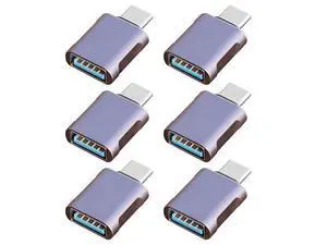 Vszerda 6 Pack Up to 10Gbps/120W Usbc to USB Adapter,USA to USB-c adopters,U sb to USB C Connector,Type C Male to a Female Adapter for Charger,Phone 15/16, PC, Laptop, Tablet, Keyboard etc, Navy Blue Vszerda 6 Pack Up to 10Gbps/120W Usbc to USB Adapter,USA to USB-c adopters,U sb to USB C Connector,Type C Male to a Female Adapter for Charger,Phone 15/16, PC, Laptop, Tablet, Keyboard etc, Navy Blue
