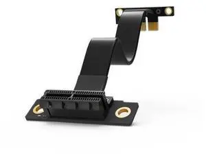 Vszerda Dual 90Degree Right Angle PCIe 3.0 x1 Extension Cable High Speed PCI Express Gen 3 1x to x1 Riser Extender 10cm Vszerda Dual 90Degree Right Angle PCIe 3.0 x1 Extension Cable High Speed PCI Express Gen 3 1x to x1 Riser Extender 10cm