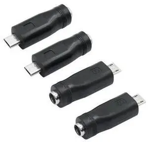 Vszerda DC 5.5mm x 2.1mm to Micro USB Adapter, 5V DC 5521 Female to Micro USB Male Plug Convert Connector Power (4Pcs) Vszerda DC 5.5mm x 2.1mm to Micro USB Adapter, 5V DC 5521 Female to Micro USB Male Plug Convert Connector Power (4Pcs)
