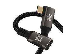 usbc extension cable right angle short 2FT Compatible with Thunderbolt 5/4/3 extender 80Gbps Data Transfer,usbc female to male Cable,8K@120Hz/16K@60Hz Display,90° USB Type C 240W PD3.1 Fast Charging. usbc extension cable right angle short 2FT Compatible with Thunderbolt 5/4/3 extender 80Gbps Data Transfer,usbc female to male Cable,8K@120Hz/16K@60Hz Display,90° USB Type C 240W PD3.1 Fast Charging.