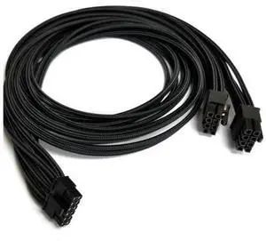 Vszerda 2X CPU 8 Pin to 16 Pin(12+4) 12VHPWR PCI-e 5.0 Cable Compatible with GPU 3090Ti RTX 4080 4090 for 12VHPWR PCI-e Cable for A SUS/Seasonic/Phanteks Revolt (24 Inches) Vszerda 2X CPU 8 Pin to 16 Pin(12+4) 12VHPWR PCI-e 5.0 Cable Compatible with GPU 3090Ti RTX 4080 4090 for 12VHPWR PCI-e Cable for A SUS/Seasonic/Phanteks Revolt (24 Inches)