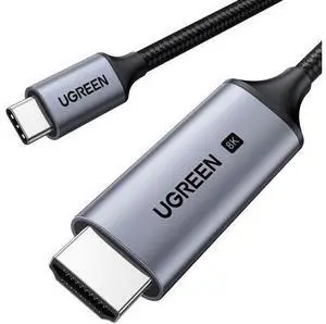 UGREEN USB C to HDMI Cable 8K@60Hz 4K@240Hz Thunderbolt 4/3 Type C to HDMI 2.1 Cable 48Gbps HDR HDCP2.3 Compatible for MacBook Pro Air iPad, Mac mini, iPhone 17 ProMax, Galaxy S25, Pixel 9, XPS, 3.3FT UGREEN USB C to HDMI Cable 8K@60Hz 4K@240Hz Thunderbolt 4/3 Type C to HDMI 2.1 Cable 48Gbps HDR HDCP2.3 Compatible for MacBook Pro Air iPad, Mac mini, iPhone 17 ProMax, Galaxy S25, Pixel 9, XPS, 3.3FT